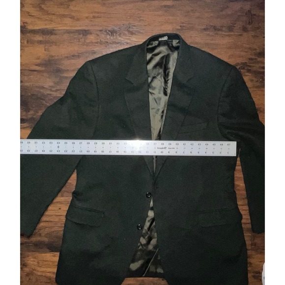 Jos A Bank Men's Classic Fit Gordon Dark Green Blazer Jacket Suit 44L - Picture 6 of 11